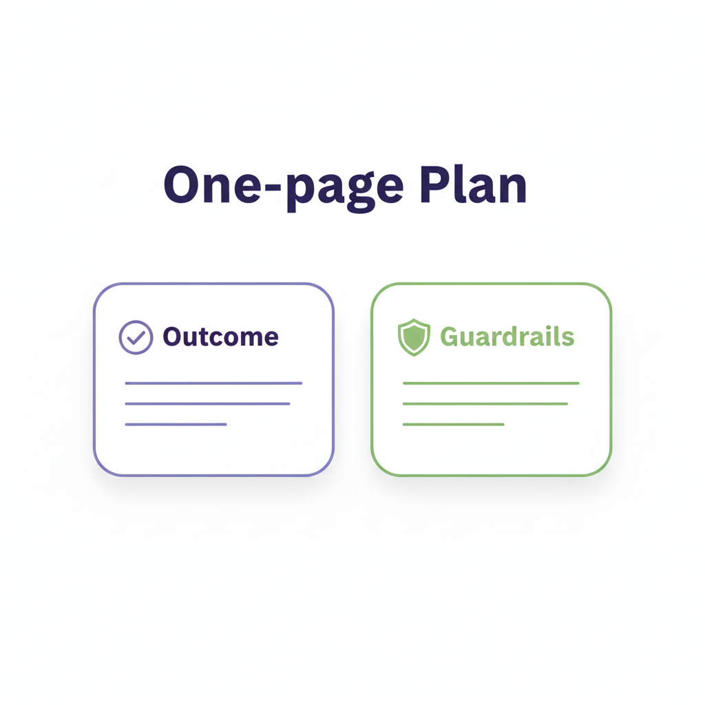 Outcomes first